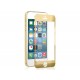 محافظ صفحه نمایش شیشه ای پشت و رو طلایی Apple iphone 5/5S