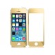محافظ صفحه نمایش شیشه ای پشت و رو طلایی Apple iphone 5/5S
